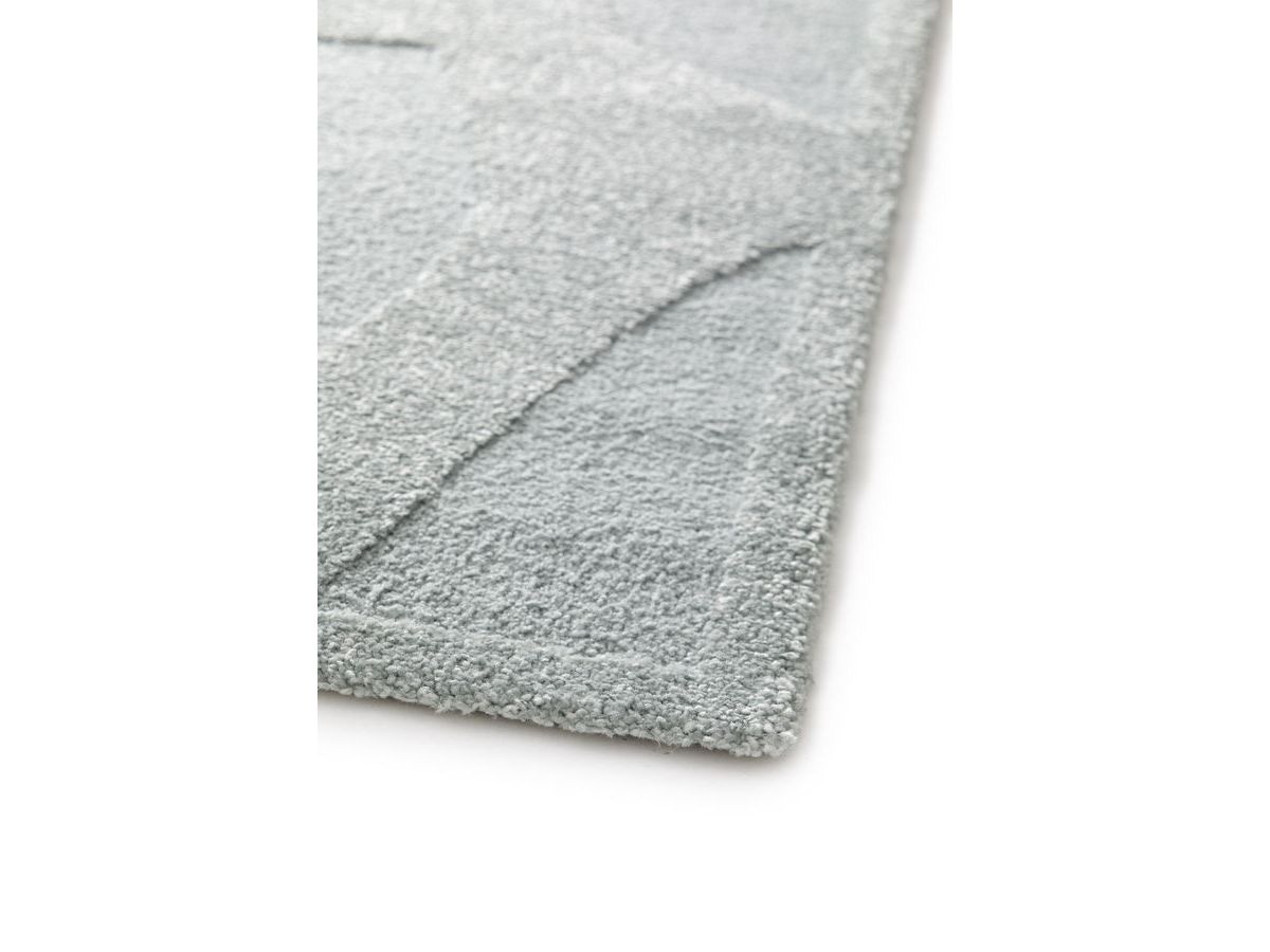 Tapis poils courts ELIOR motif abstrait bleu — vue 6