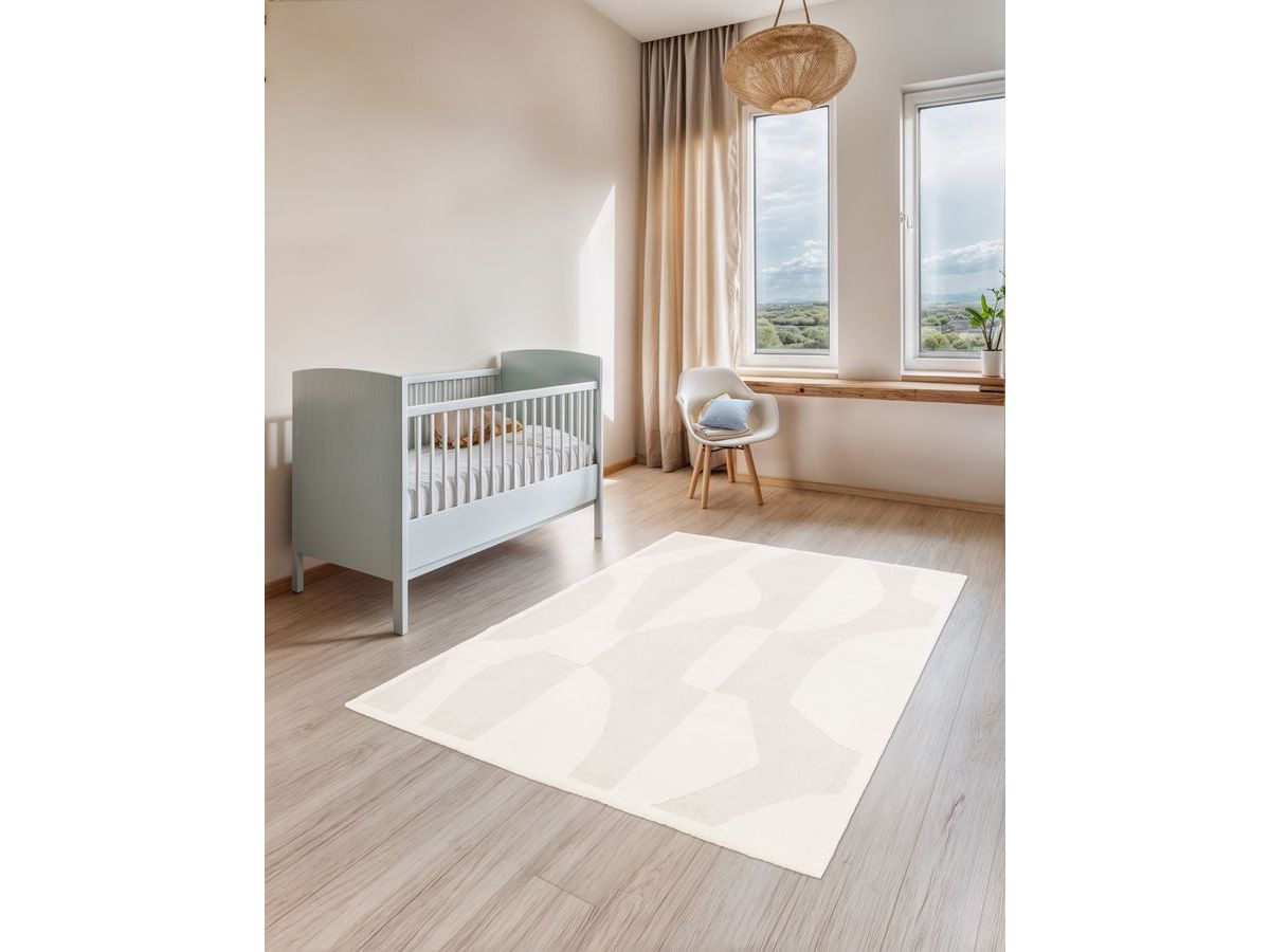 ELIOR laagpolig vloerkleed met abstract patroon