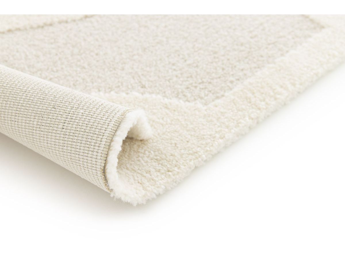 Tapis poils courts ELIOR motif abstrait beige — vue 6