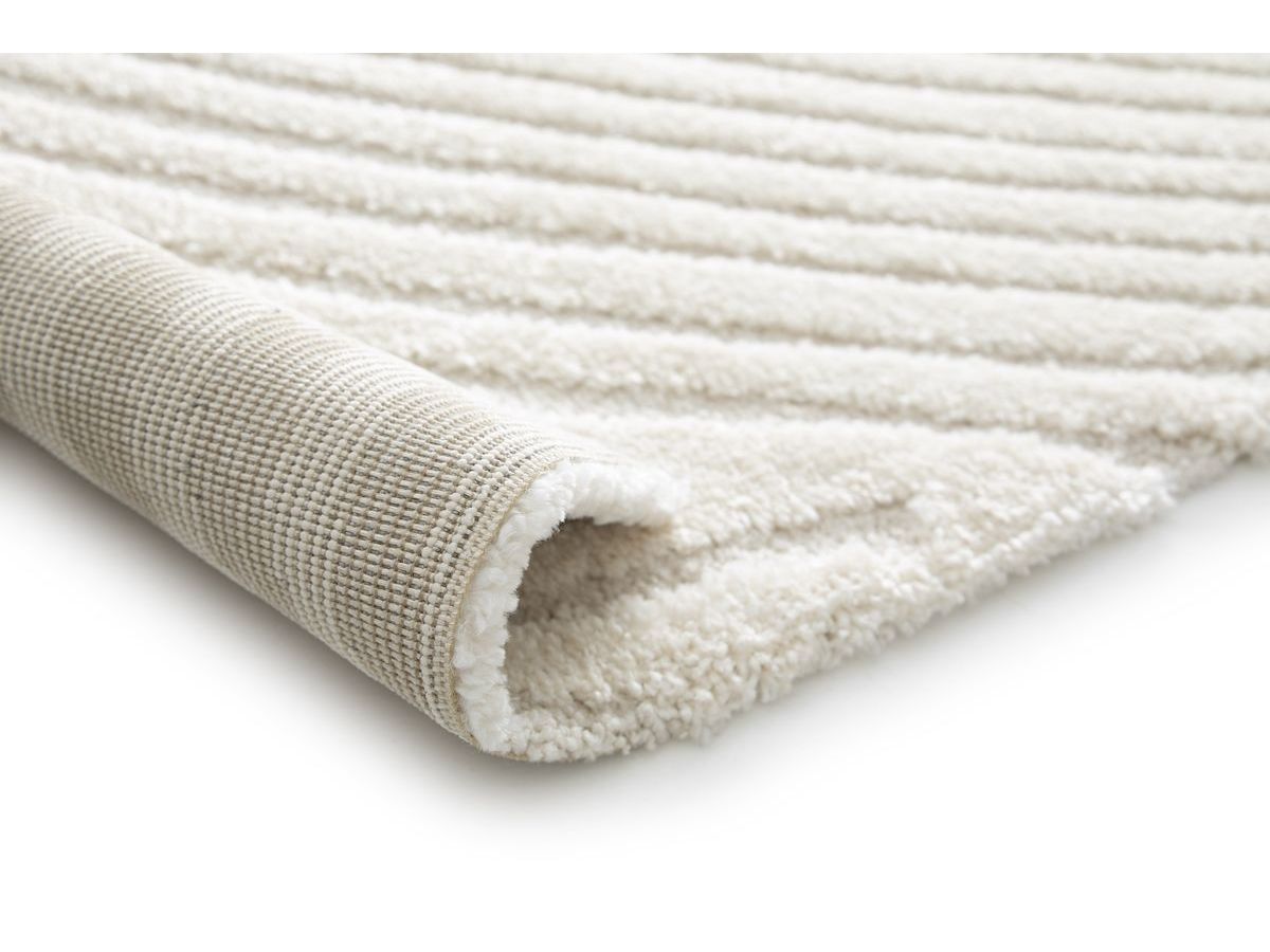 Tapis poils courts STAN motif abstrait beige — vue 6