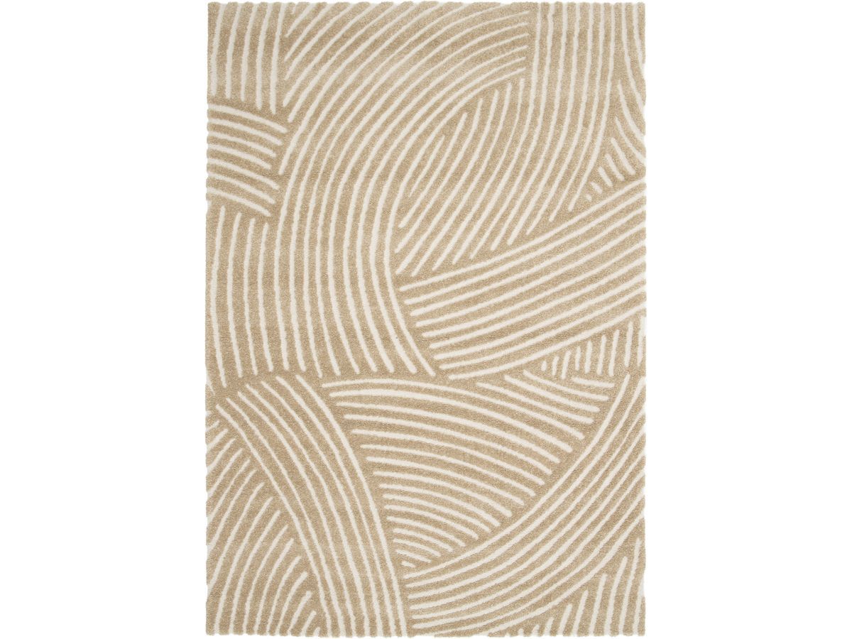 STAN kortpolig vloerkleed met abstract patroon