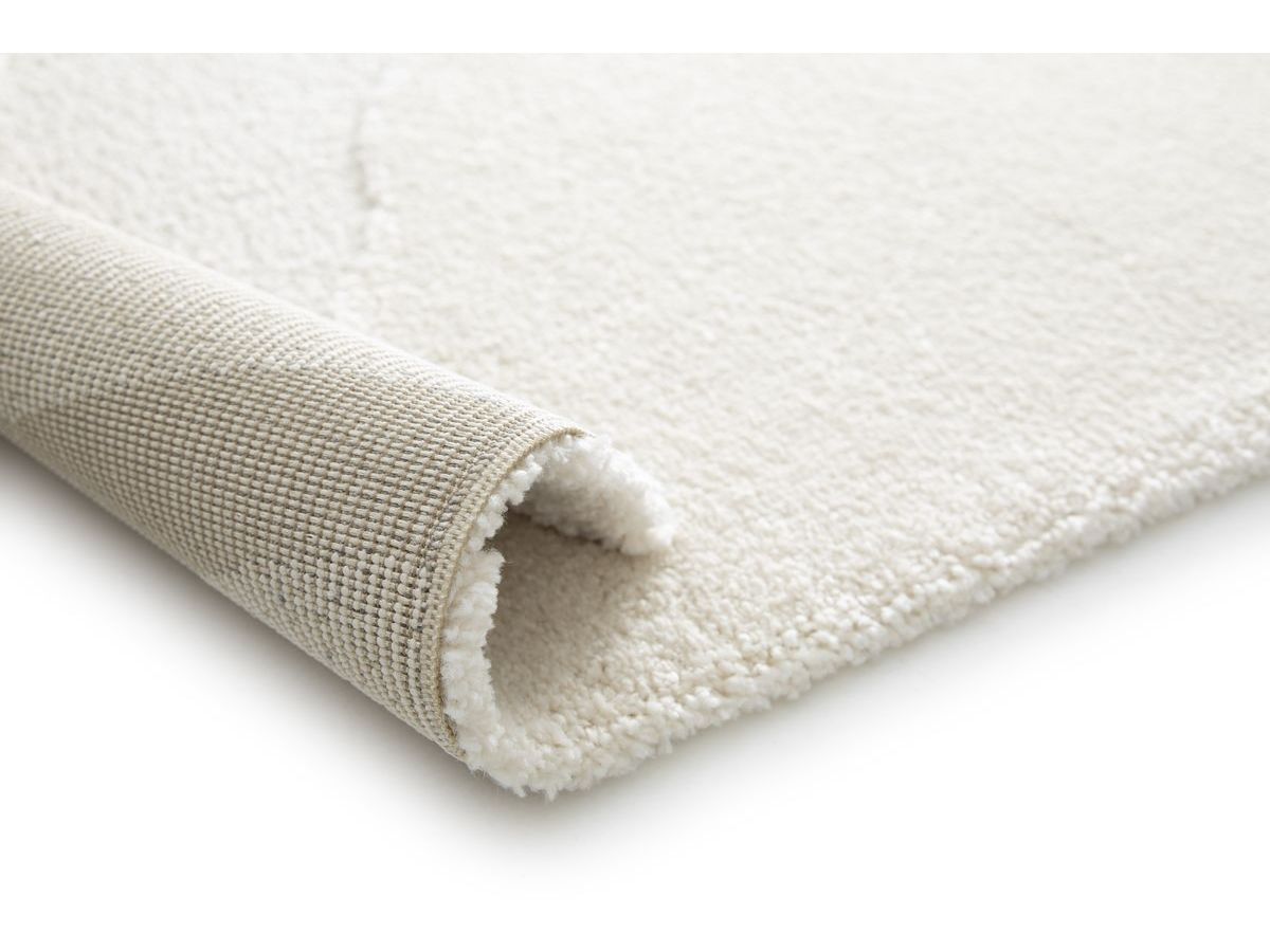 Tapis poils courts COLAS motif abstrait beige — vue 5