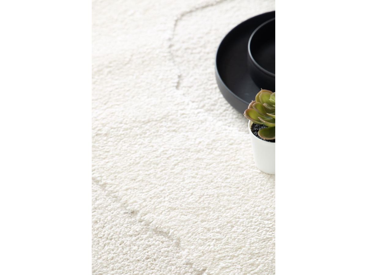 COLAS laagpolig vloerkleed met abstract patroon