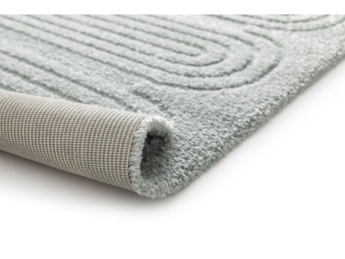 IAGO kortpolig vloerkleed met grafisch patroon