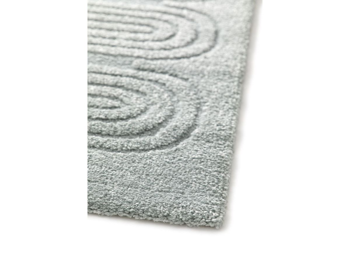 Tapis poils courts IAGO motif graphique bleu — vue 6