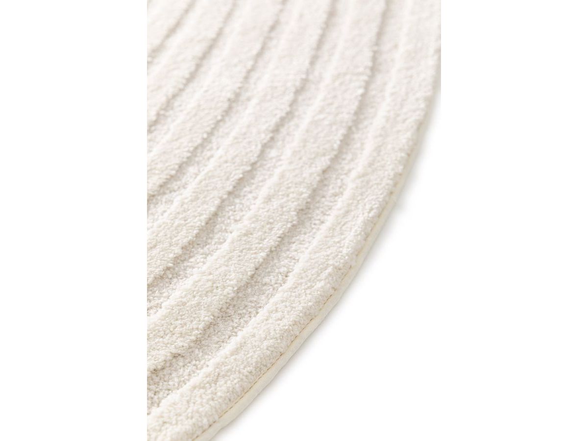 Tapis poils courts BRIAC motif géométrique beige — vue 6