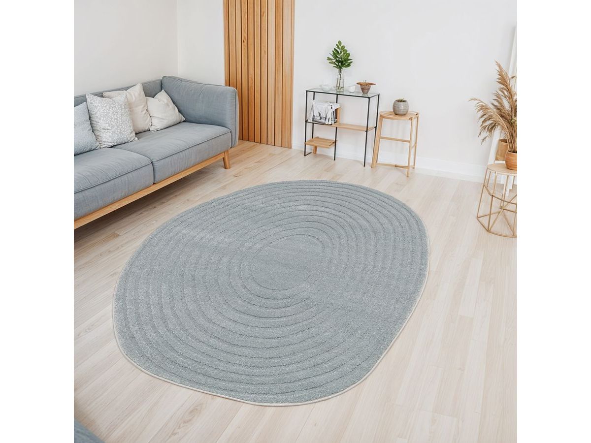 BRIAC kortpolig vloerkleed met geometrisch patroon