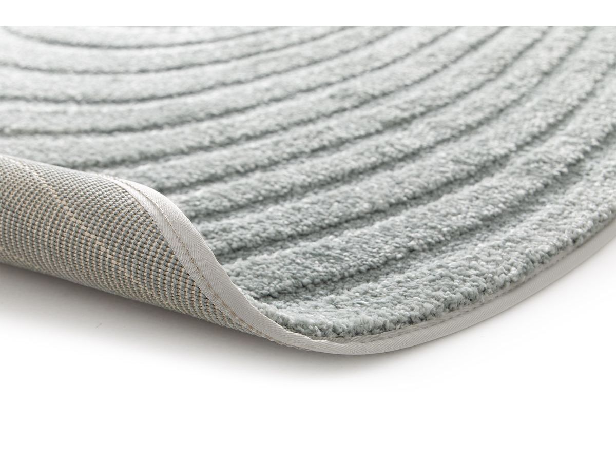 Tapis poils courts BRIAC motif géométrique bleu — vue 5