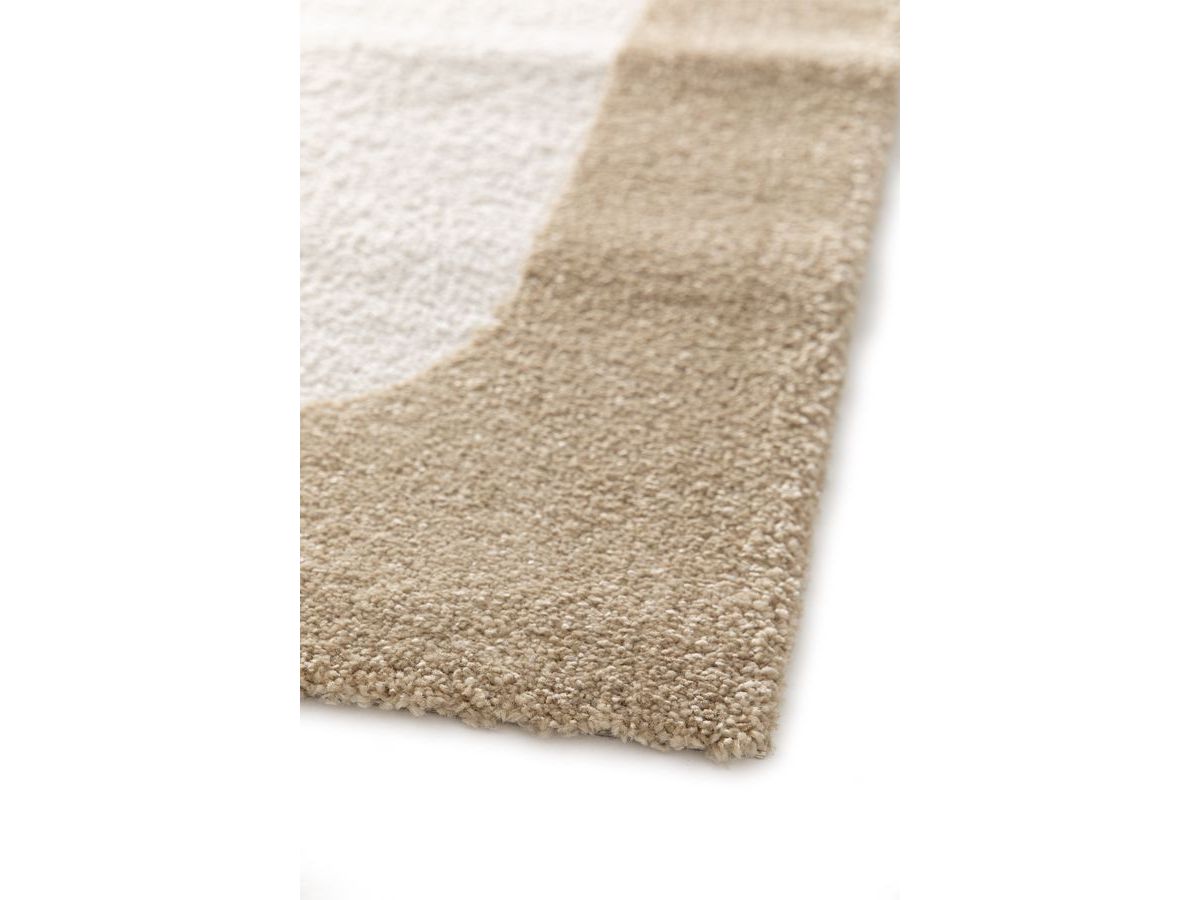 Tapis poils courts CLOTAIRE motif abstrait marron — vue 4