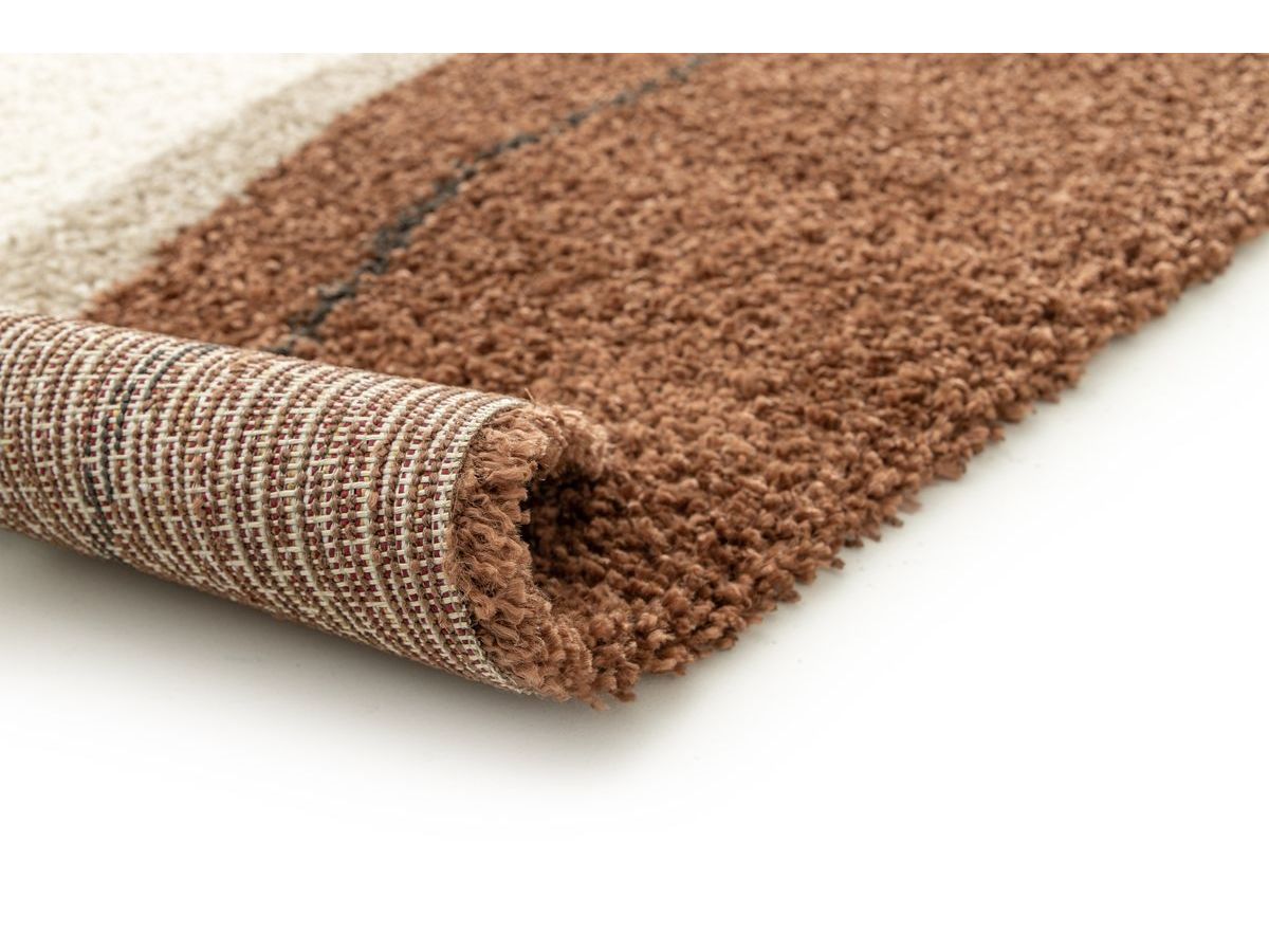 LALOU shaggy vloerkleed met abstract patroon