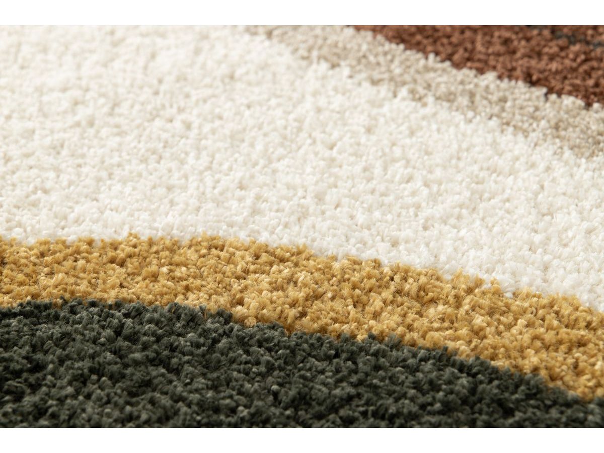 LALOU shaggy vloerkleed met abstract patroon