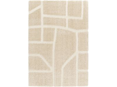 Tapis poils longs MARINA motif graphique