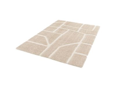 Tapis poils longs MARINA motif graphique