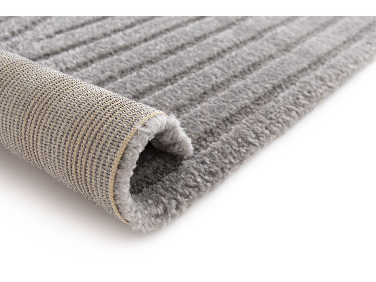 Tapis poils ras HERVE motif abstrait gris — vue 5