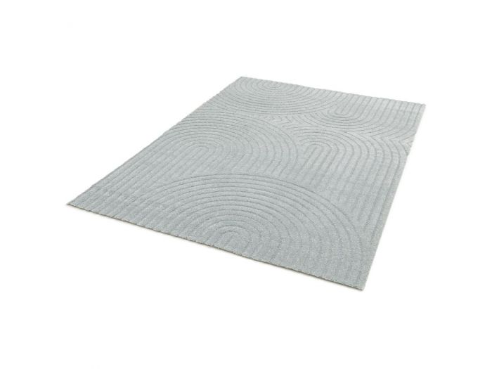 Tapis poils ras HERVE motif abstrait