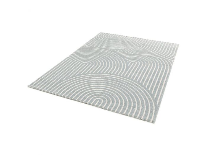 Tapis poils ras HERVE motif abstrait