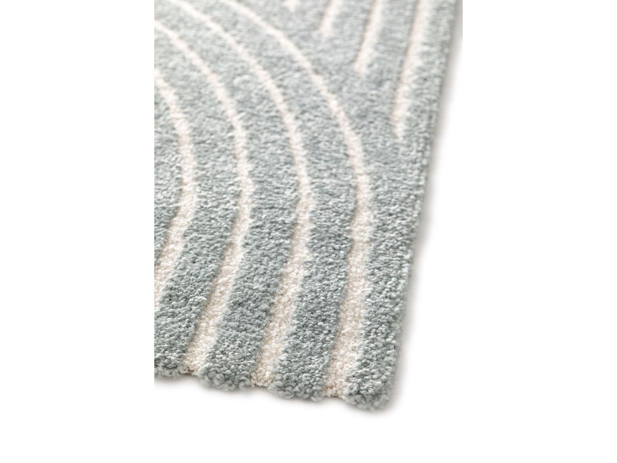 Tapis poils ras HERVE motif abstrait bicolore — vue 5