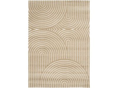Tapis poils ras HERVE motif abstrait