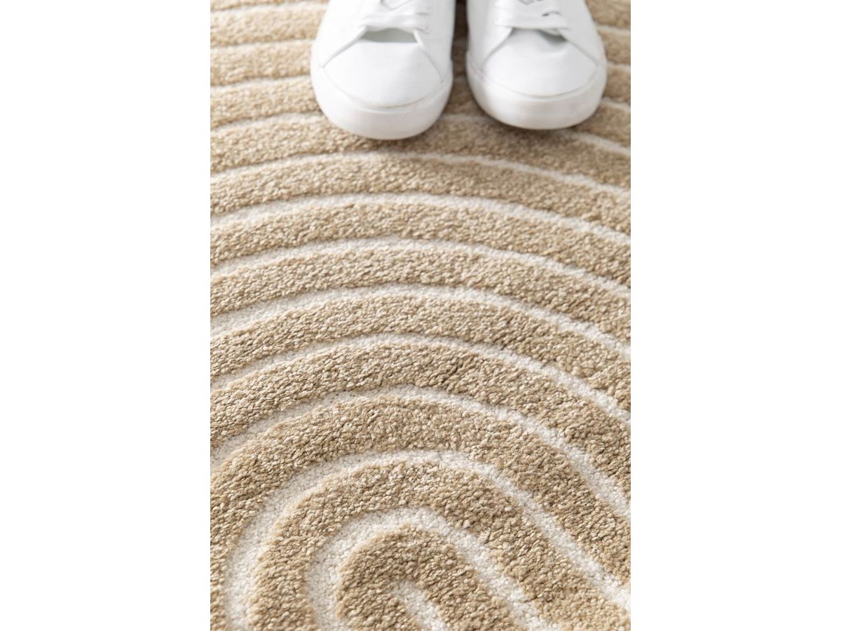 HERVE laagpolig vloerkleed met abstract patroon