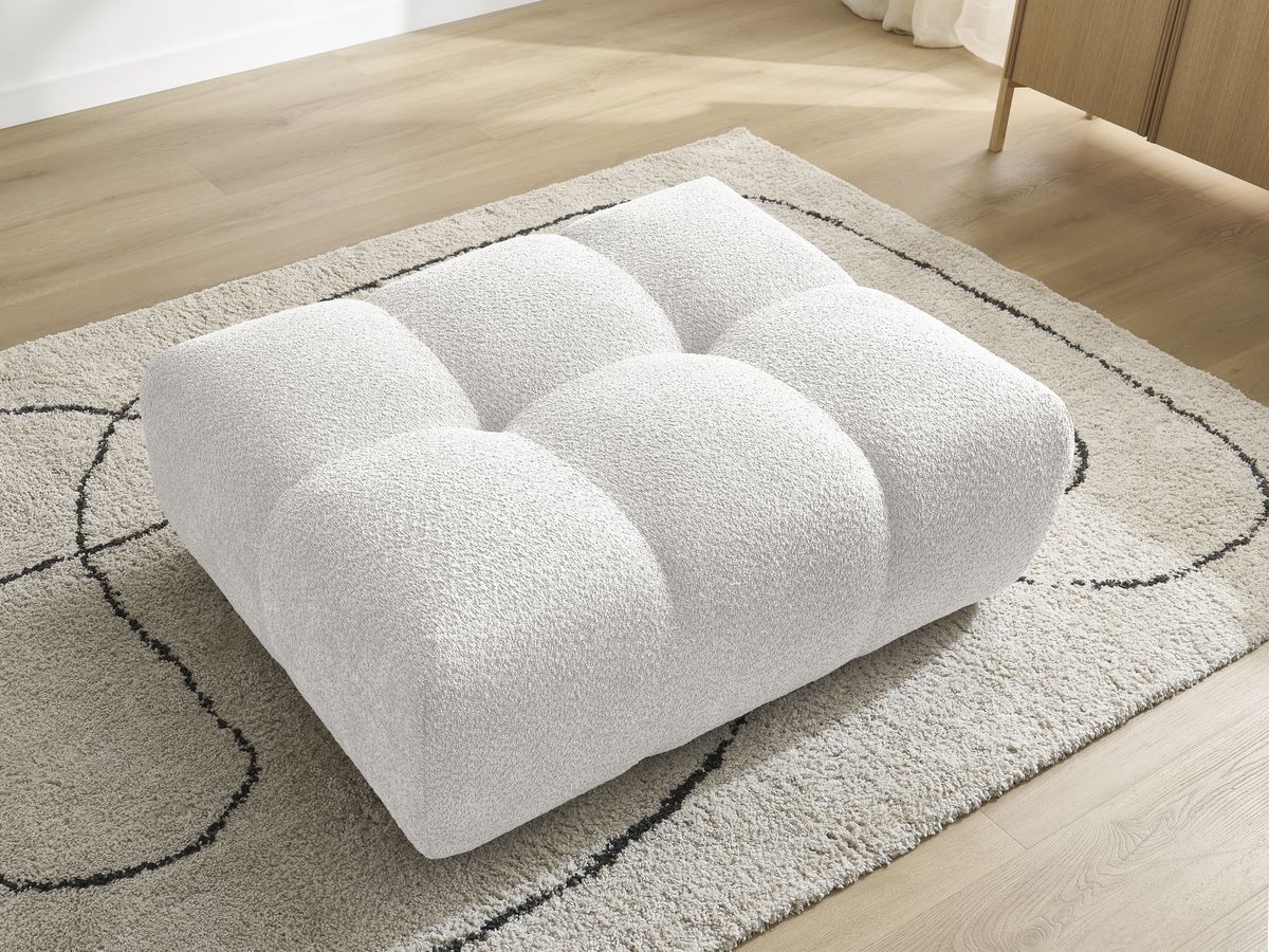 Pouf ANAKIN tissu bouclette
