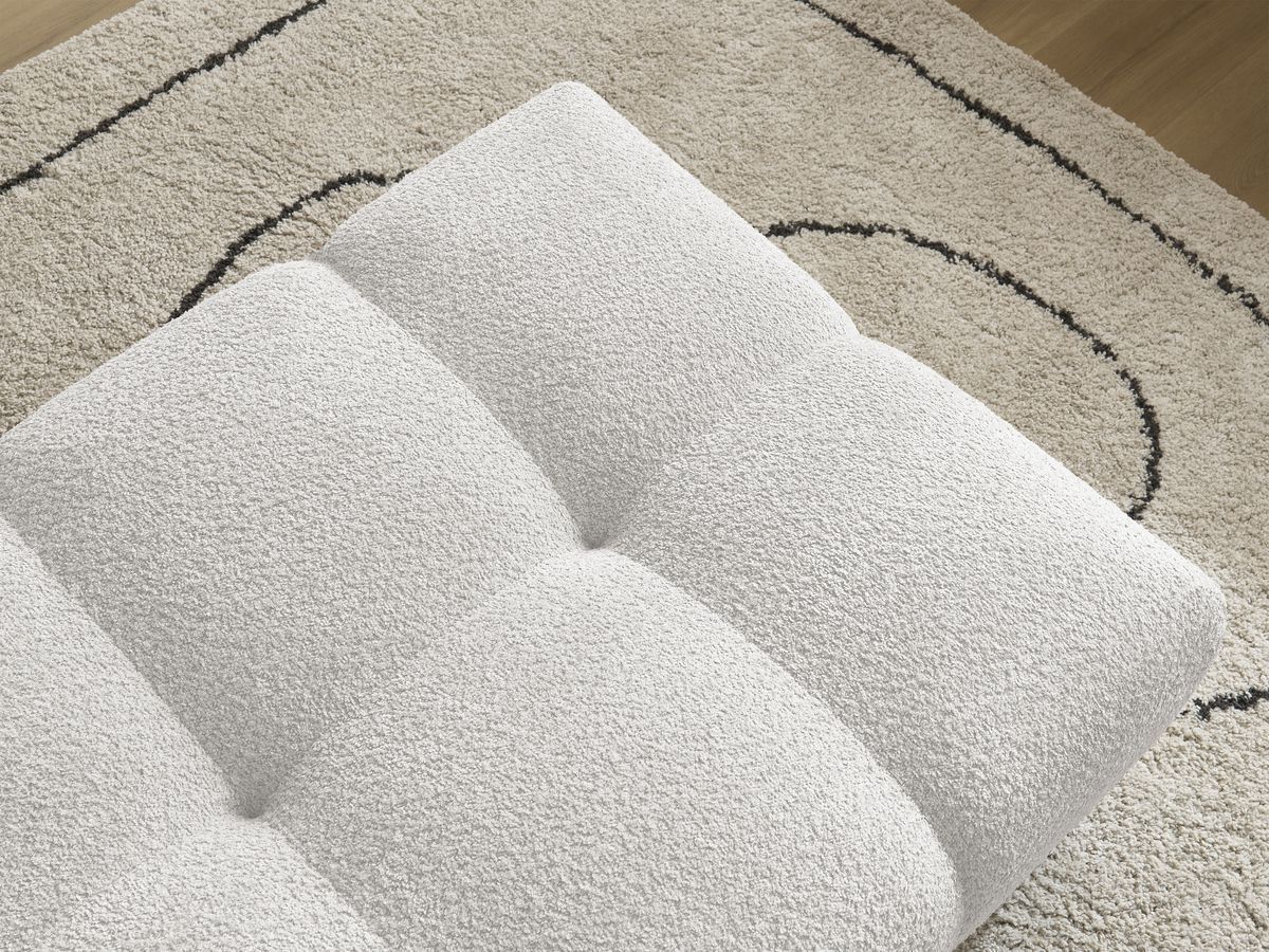 Pouf ANAKIN tissu bouclette