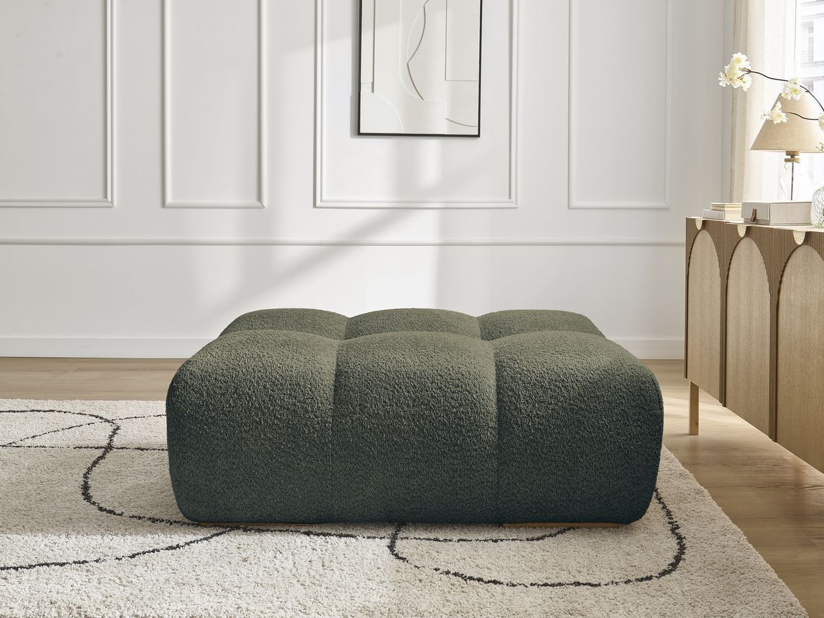 Pouf ANAKIN bouclette vert — vue 5