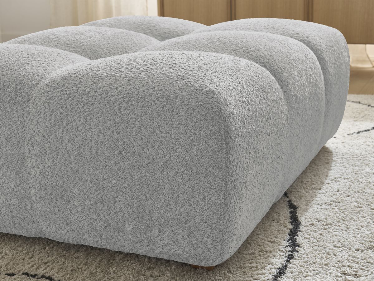 Pouf ANAKIN tissu bouclette