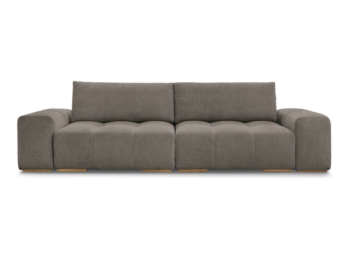 Canapé droit fixe 3 places ANAKIN tissu bouclette