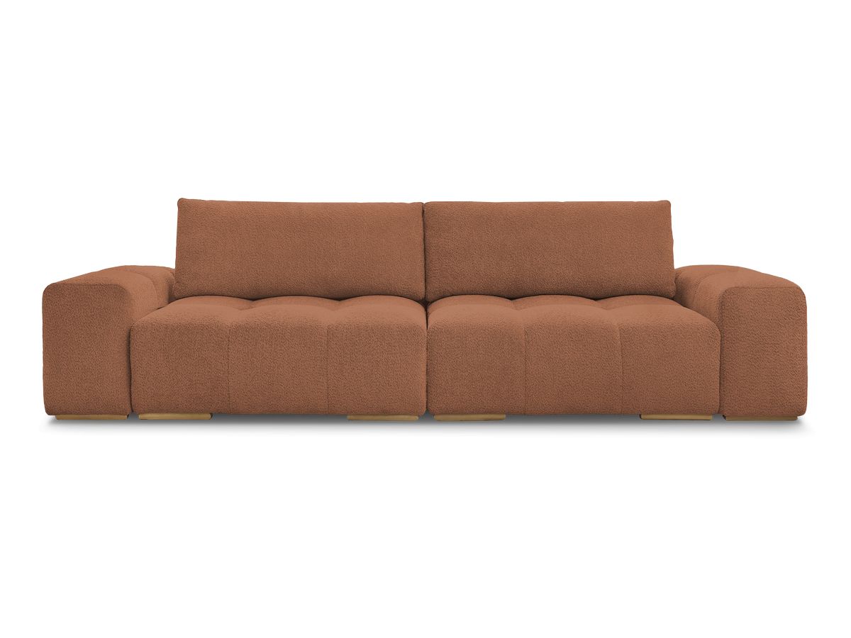 Canapé droit fixe 3 places ANAKIN tissu bouclette