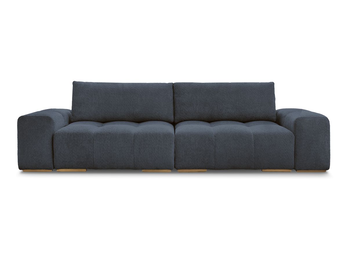 Canapé droit fixe 3 places ANAKIN tissu bouclette