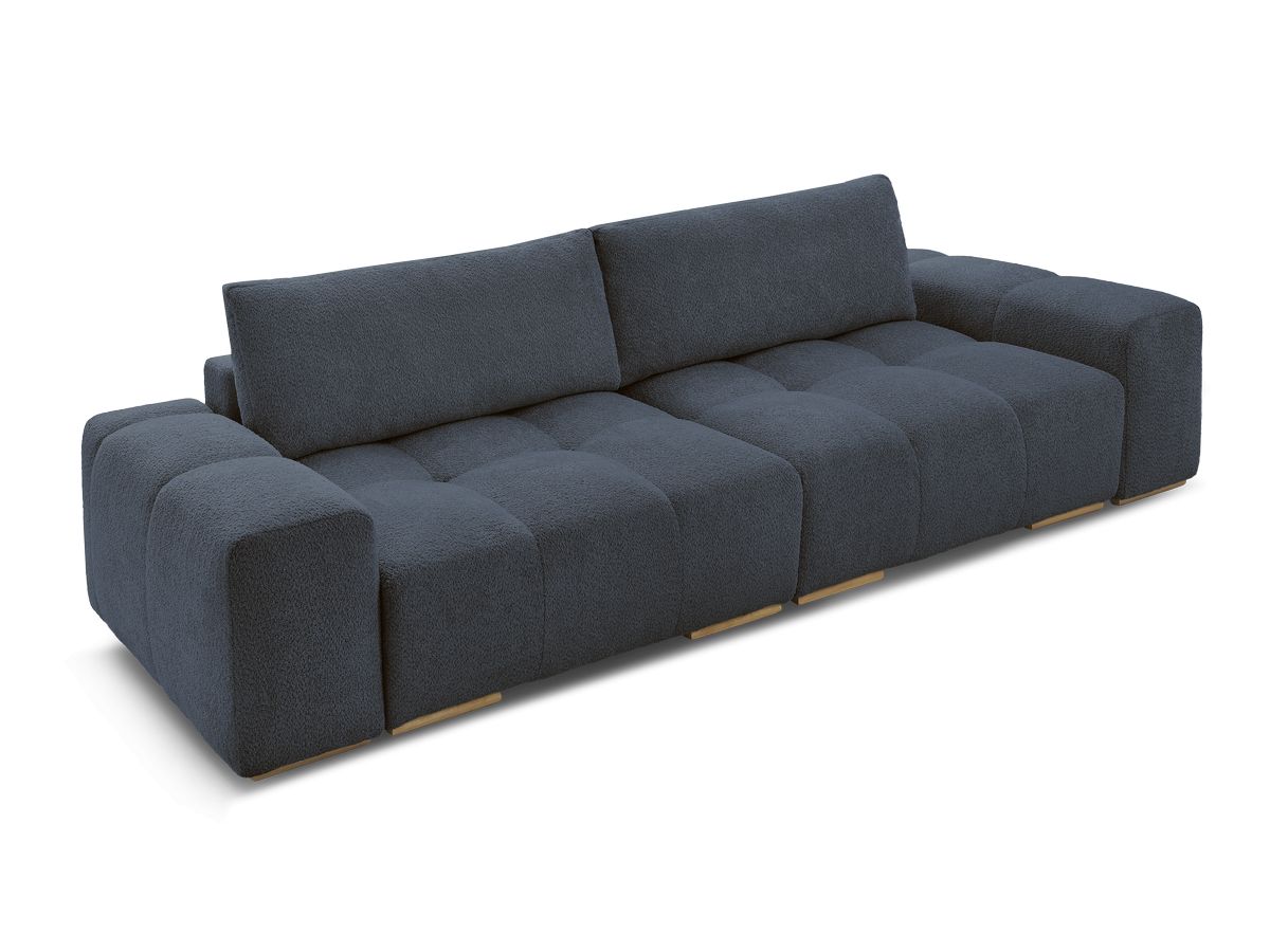 Canapé droit fixe 3 places ANAKIN tissu bouclette