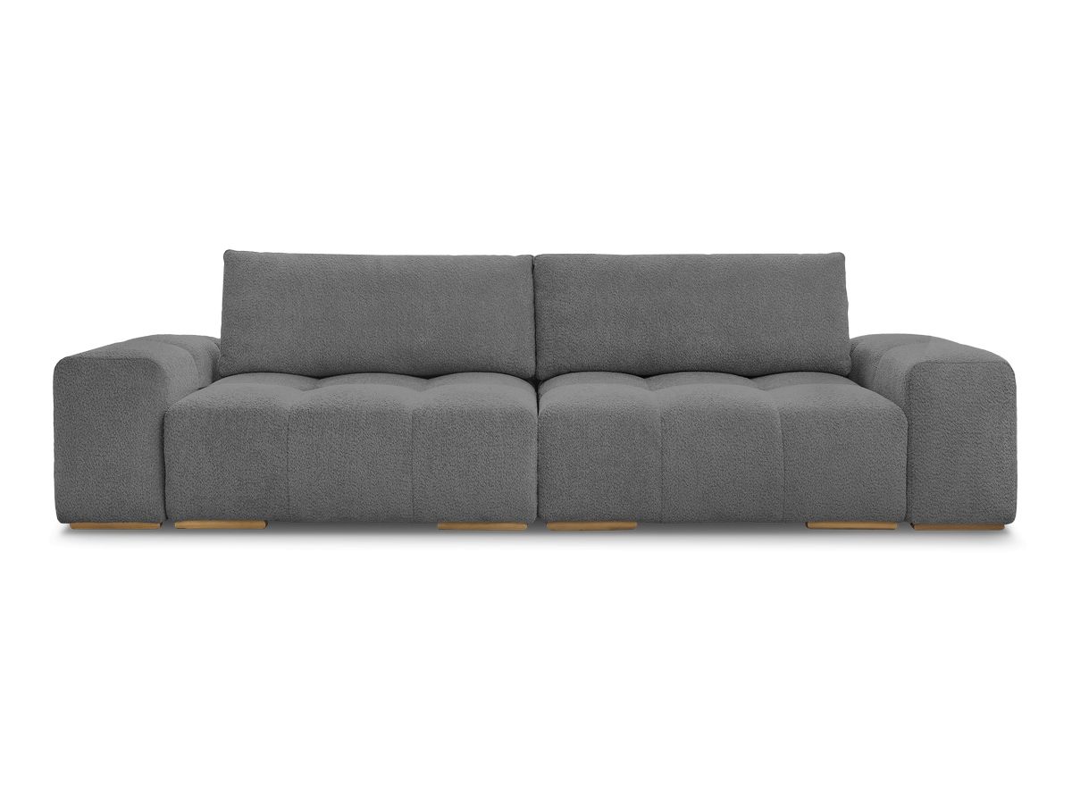 Canapé droit fixe 3 places ANAKIN tissu bouclette