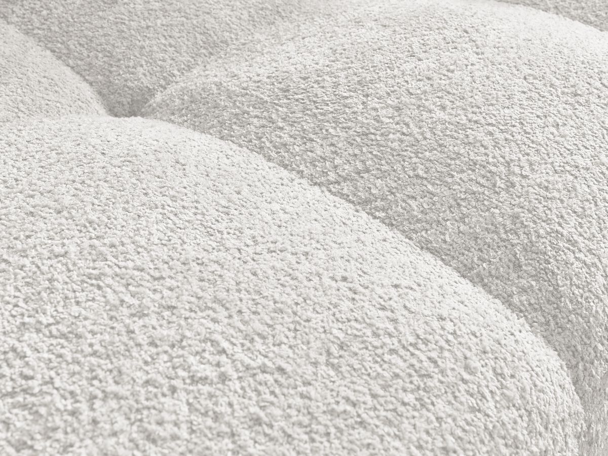 Canapé droit fixe 3 places ANAKIN tissu bouclette