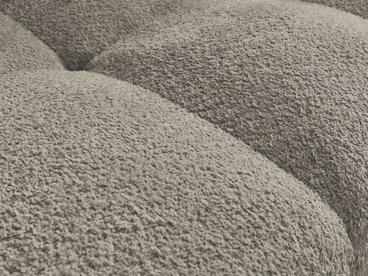 Canapé droit fixe 3 places ANAKIN tissu bouclette