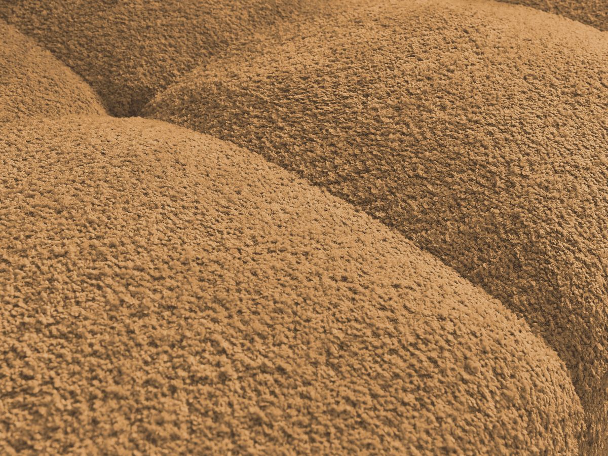 Canapé droit fixe 3 places ANAKIN tissu bouclette