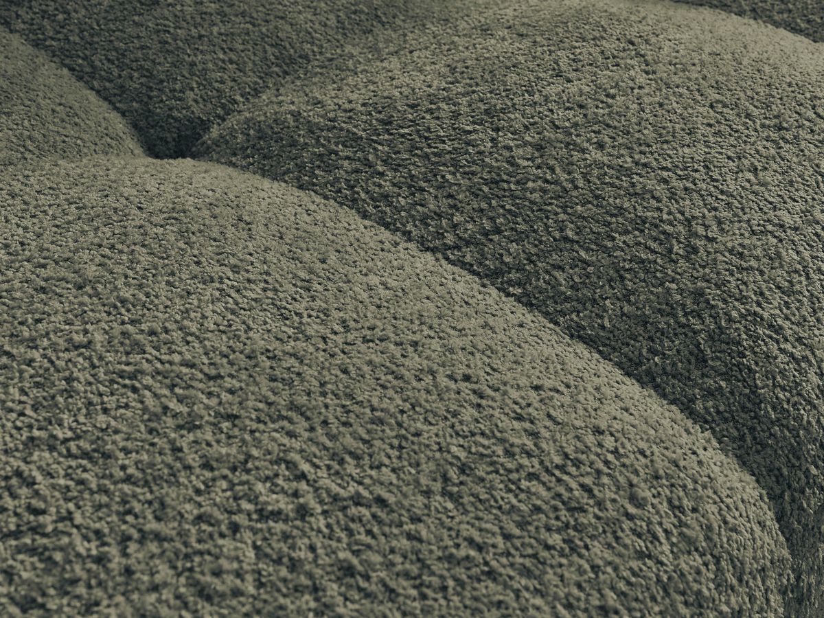 Canapé droit fixe 3 places ANAKIN tissu bouclette