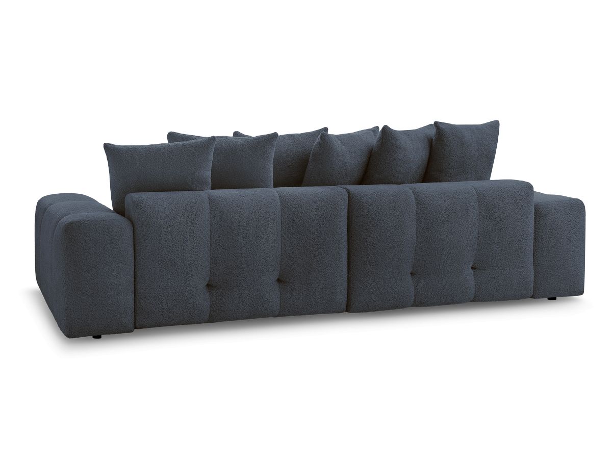 Canapé droit fixe 3 places ANAKIN tissu bouclette