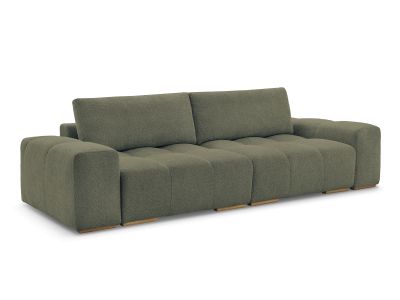 Canapé droit convertible coffre ANAKIN tissu bouclette