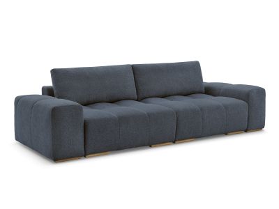 Canapé droit convertible coffre ANAKIN tissu bouclette