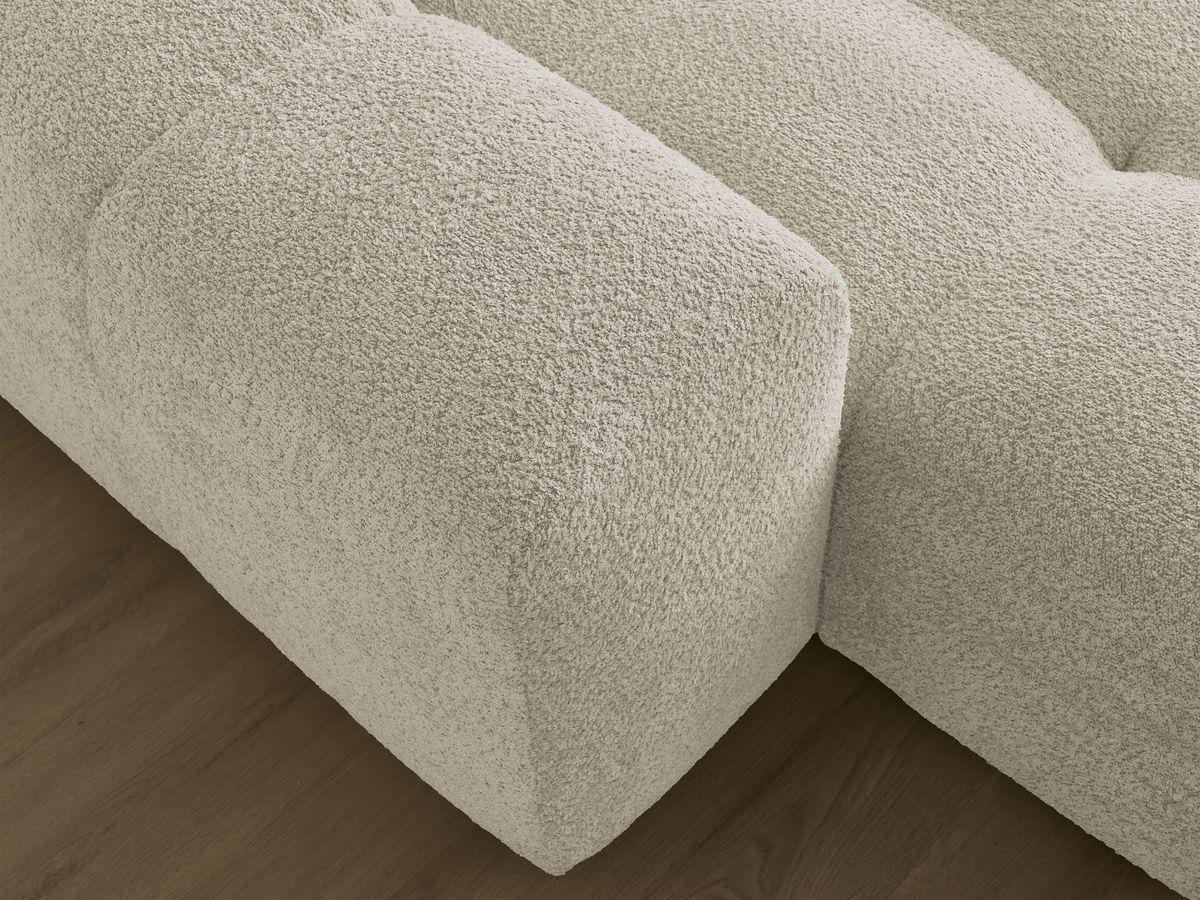ANAKIN panoramische slaapbank met opbergvak en badstof bekleding