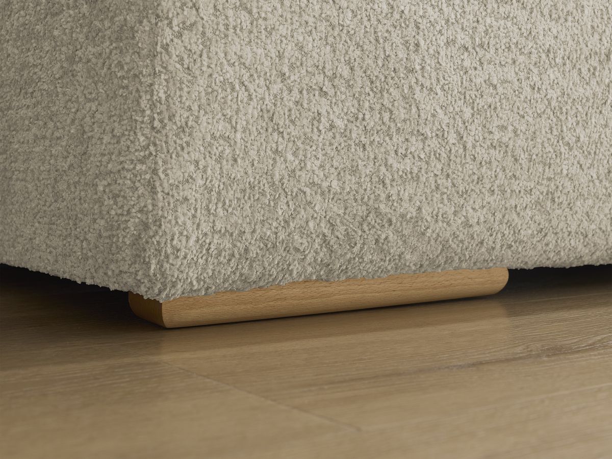 ANAKIN panoramische slaapbank met opbergvak en badstof bekleding