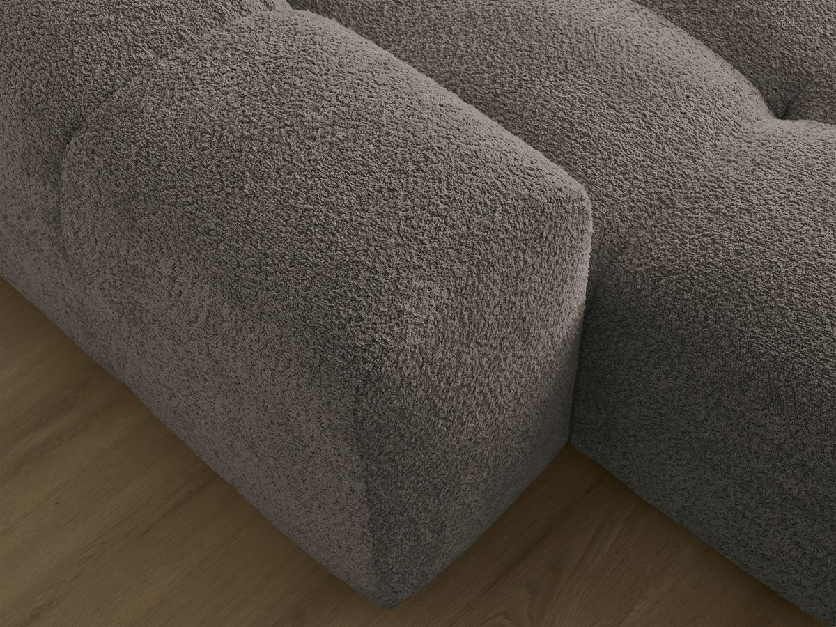 ANAKIN panoramische slaapbank met opbergvak en badstof bekleding