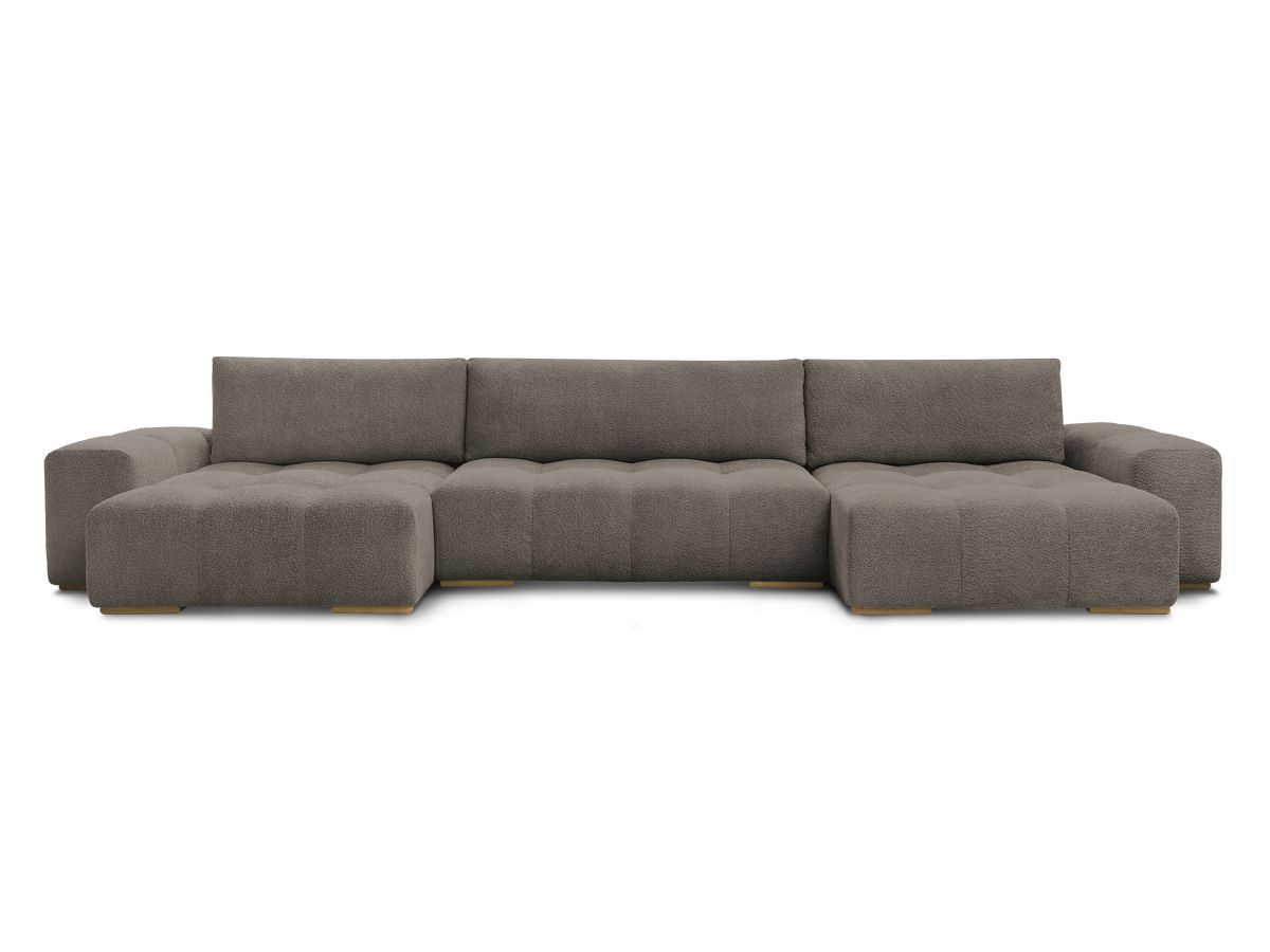 ANAKIN panoramische slaapbank met opbergvak en badstof bekleding