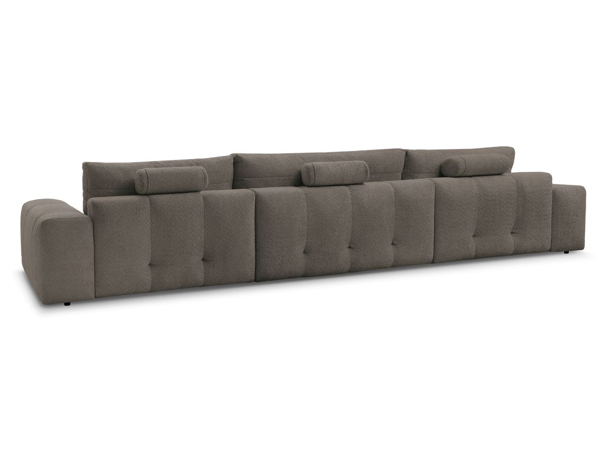 ANAKIN panoramische slaapbank met opbergvak en badstof bekleding
