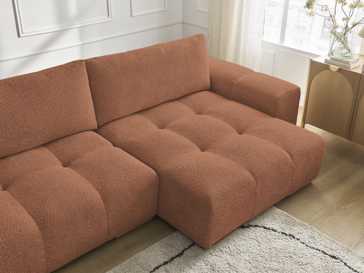 ANAKIN panoramische slaapbank met opbergvak en badstof bekleding
