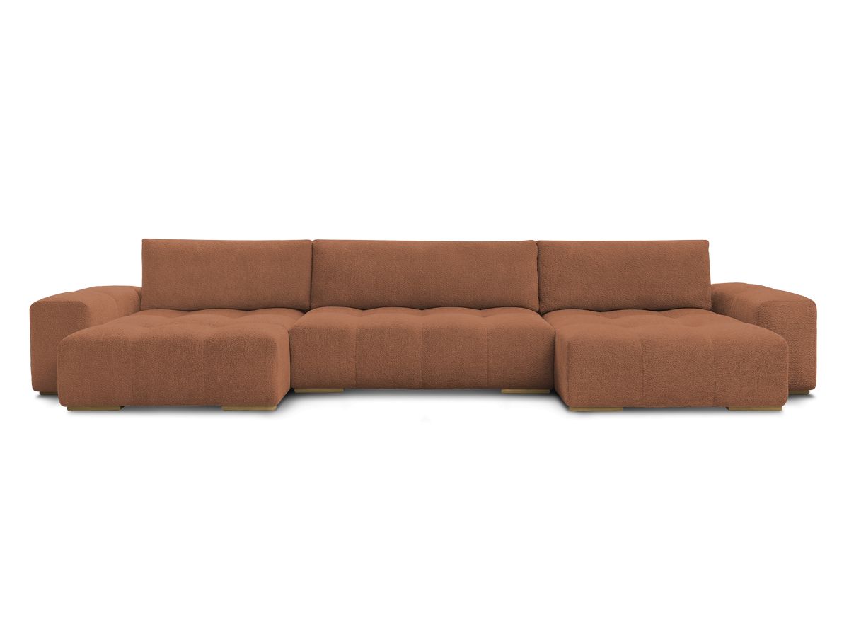 ANAKIN panoramische slaapbank met opbergvak en badstof bekleding