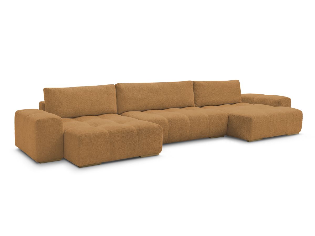 ANAKIN panoramische slaapbank met opbergvak en badstof bekleding