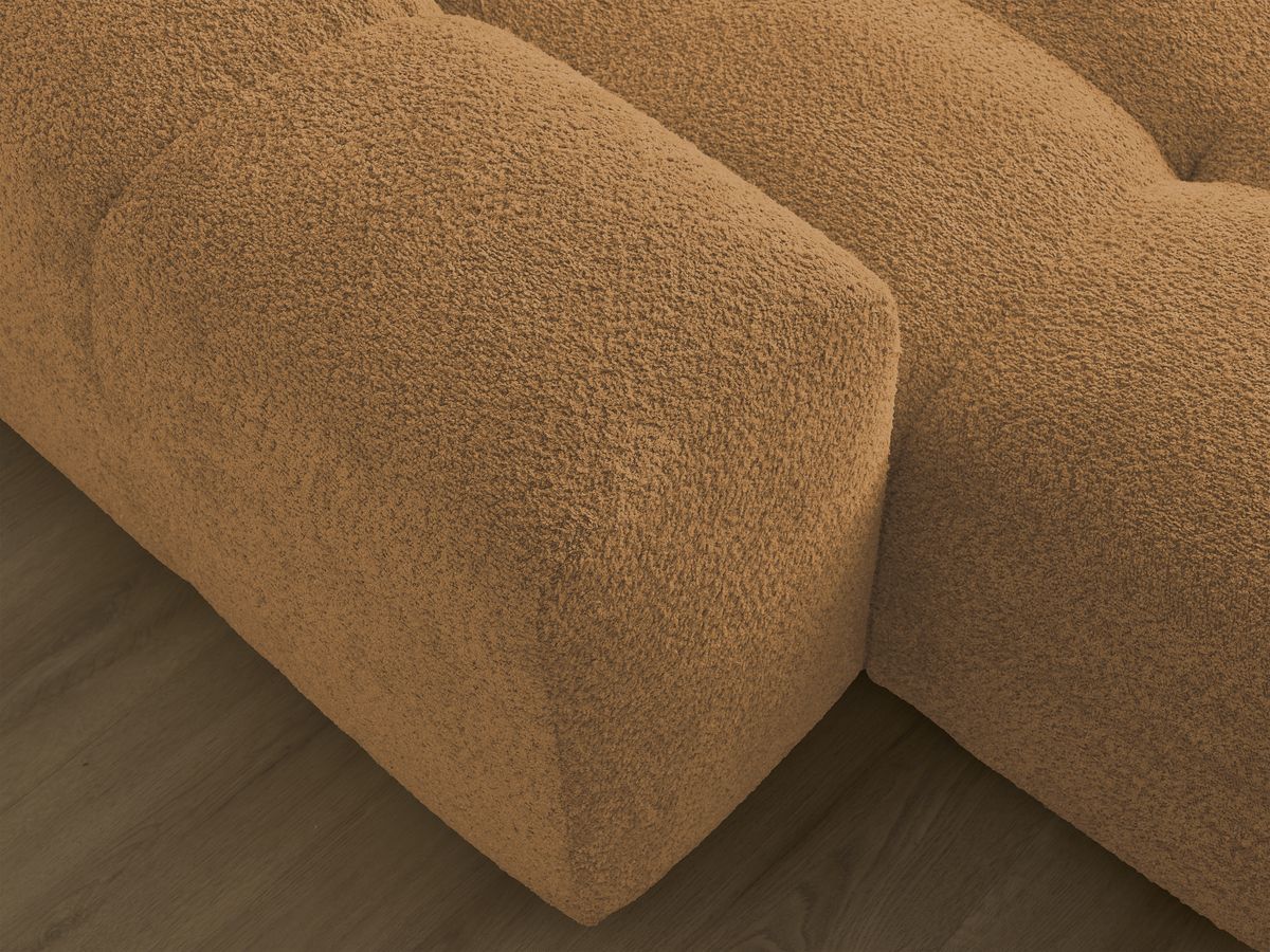 ANAKIN panoramische slaapbank met opbergvak en badstof bekleding