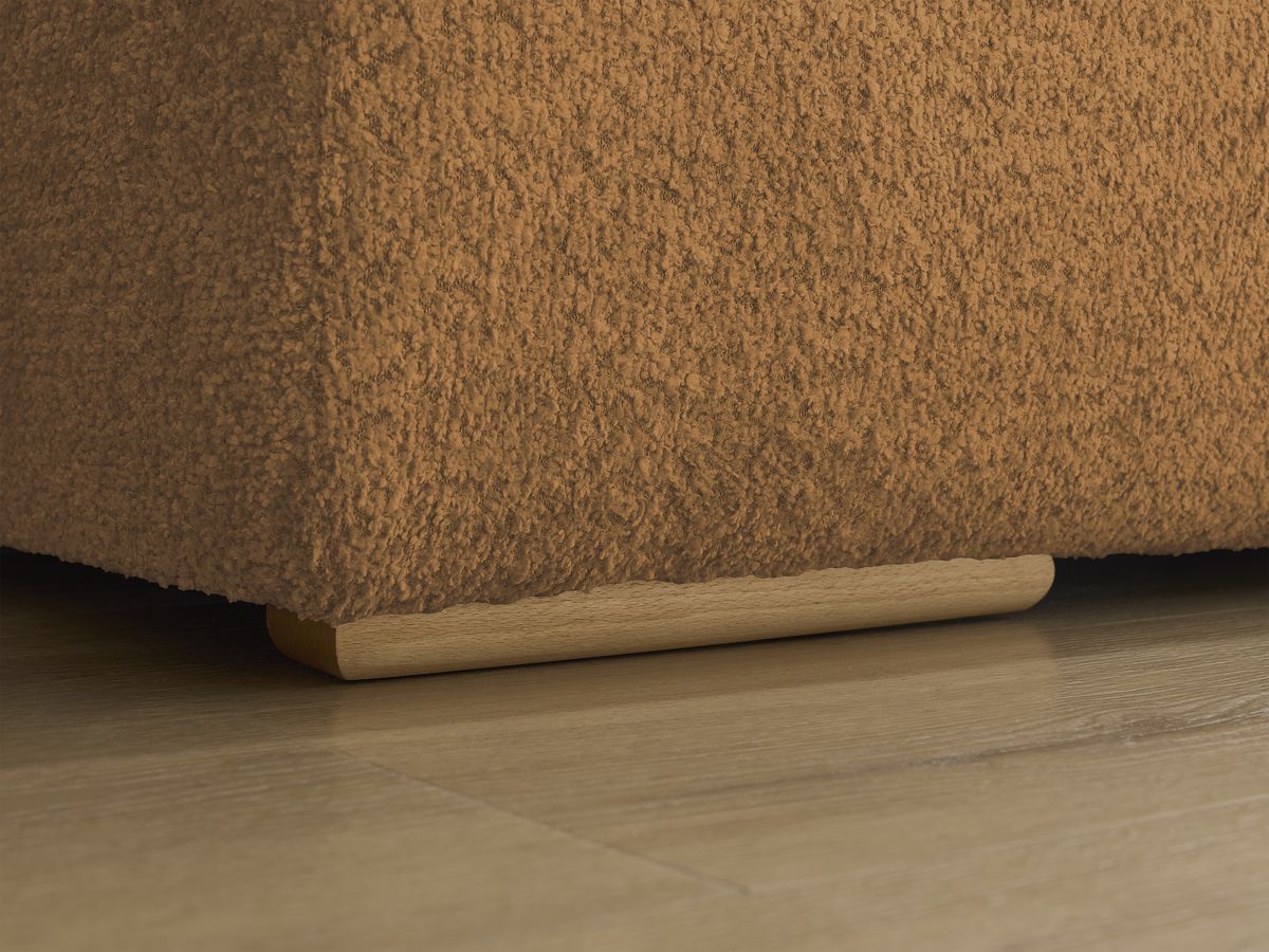 ANAKIN panoramische slaapbank met opbergvak en badstof bekleding