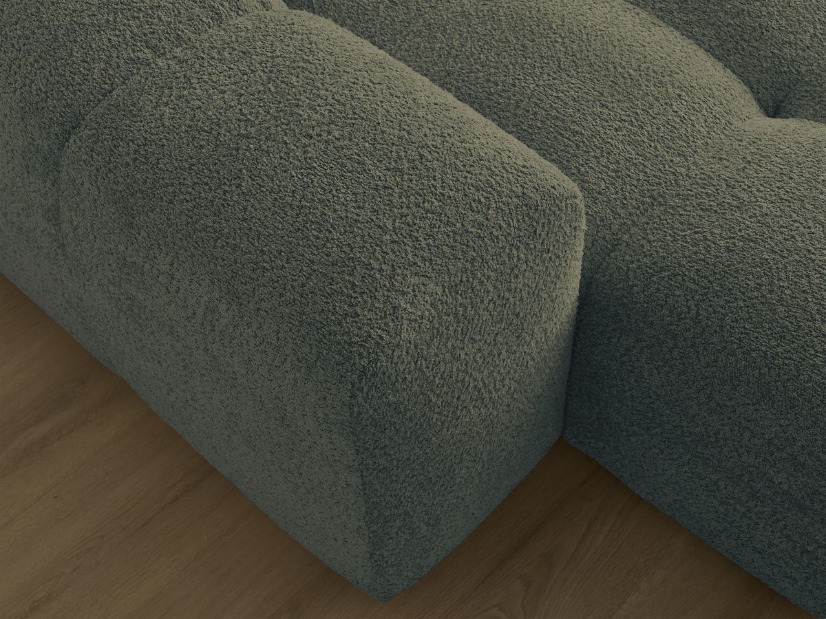 ANAKIN panoramische slaapbank met opbergvak en badstof bekleding